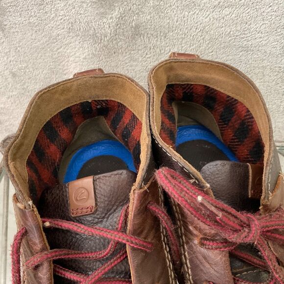 Collection by Clarks 15770 Leather Men’s 9.5 Lace Up Brown Desert Chukka Boots